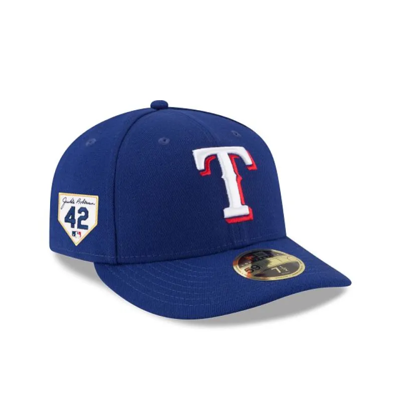 Texas Rangers Jackie Robinson Day 2023 Low Profile 59FIFTY Fitted Hat sold by New Era