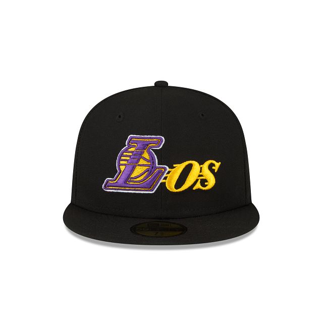 Born x Raised Los Angeles Lakers Black 59FIFTY Fitted Hat sold by New Era product image thumbnail 2