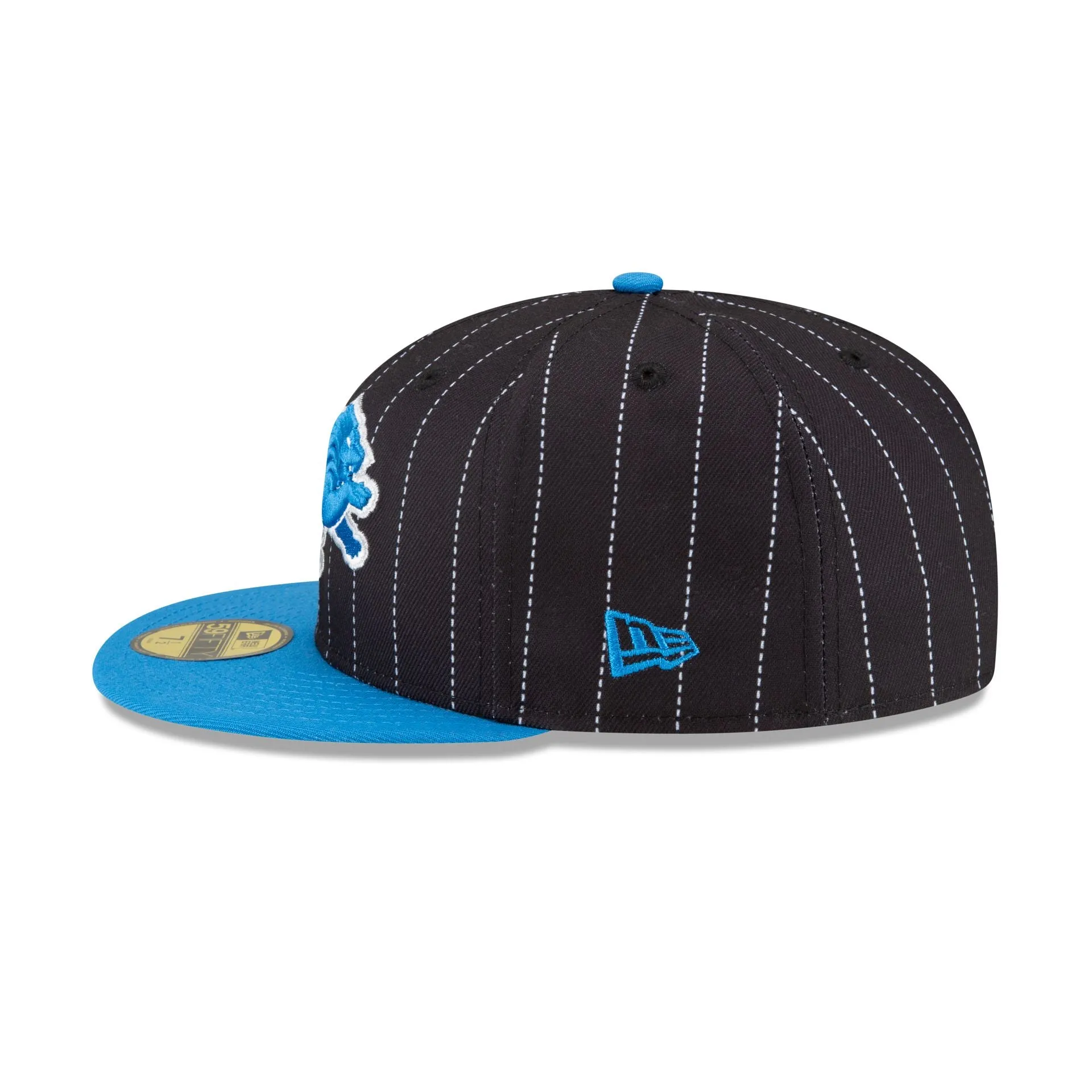 Just Caps Pinstripe Detroit Lions 59FIFTY Fitted Hat sold by New Era product image thumbnail 5