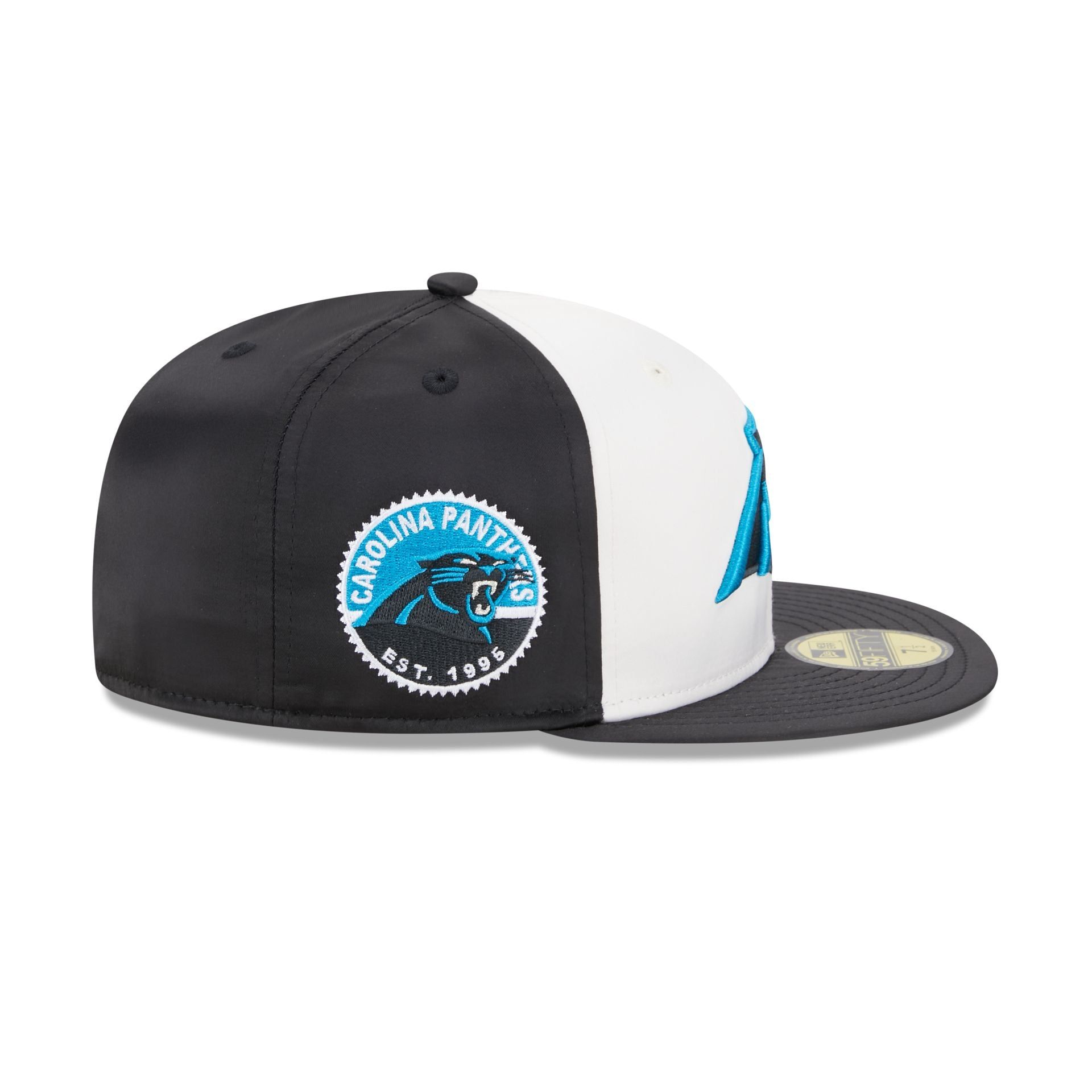 Carolina Panthers Throwback Satin 59FIFTY Fitted Hat sold by New Era product image thumbnail 4