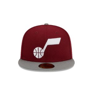 Utah Jazz Color Pack Red 59FIFTY Fitted Hat sold by New Era