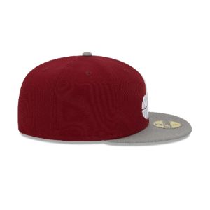 Utah Jazz Color Pack Red 59FIFTY Fitted Hat sold by New Era