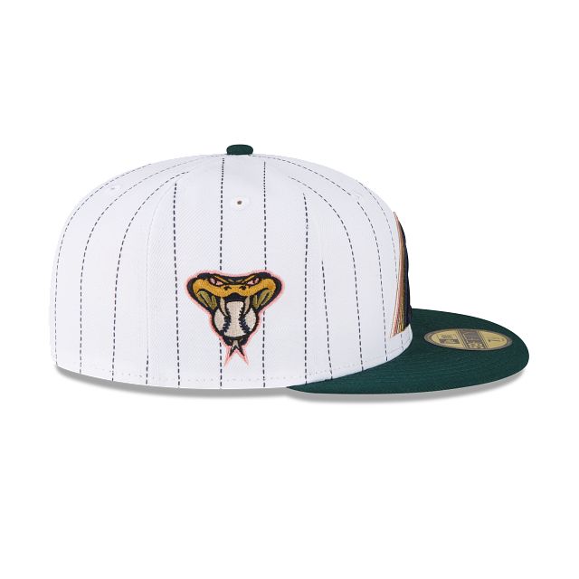 Just Caps White Pinstripe Arizona Diamondbacks 59FIFTY Fitted sold by New Era product image thumbnail 4