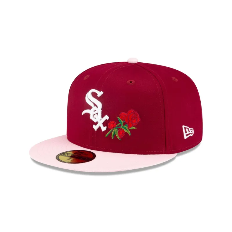 Just Caps Rose Flower Chicago White Sox 59FIFTY Fitted Hat sold by New Era