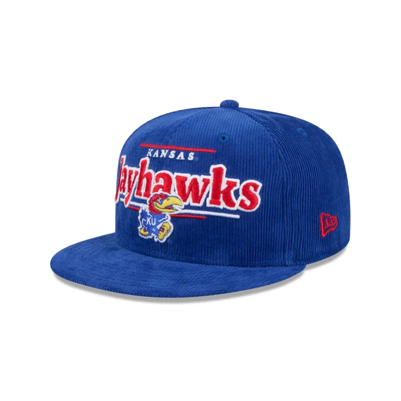 Kansas Jayhawks College Vault Throwback Display 9FIFTY Snapback Hat sold by New Era