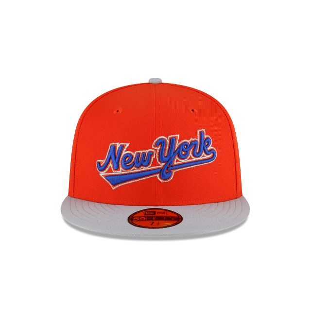 Just Caps Gray Visor New York Mets 59FIFTY Fitted Hat sold by New Era product image thumbnail 2