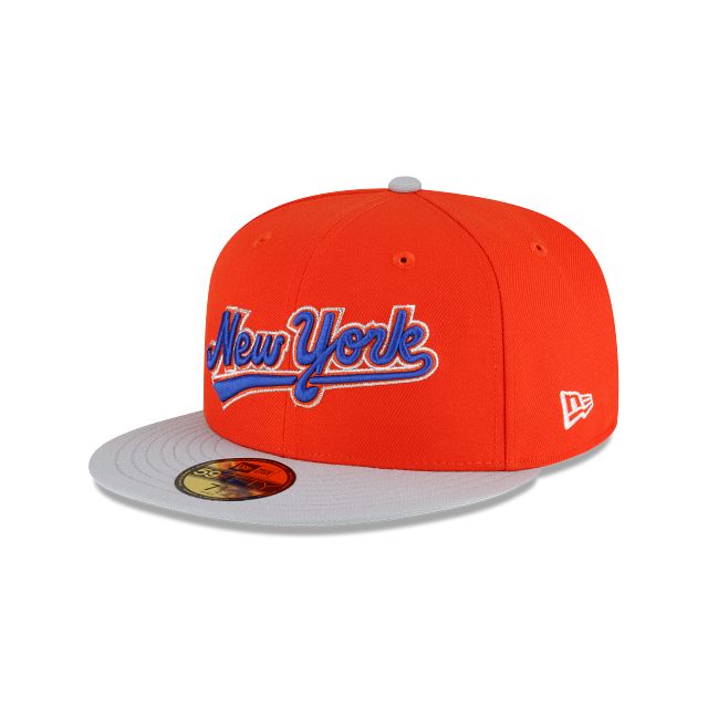 Just Caps Gray Visor New York Mets 59FIFTY Fitted Hat sold by New Era product image thumbnail 3