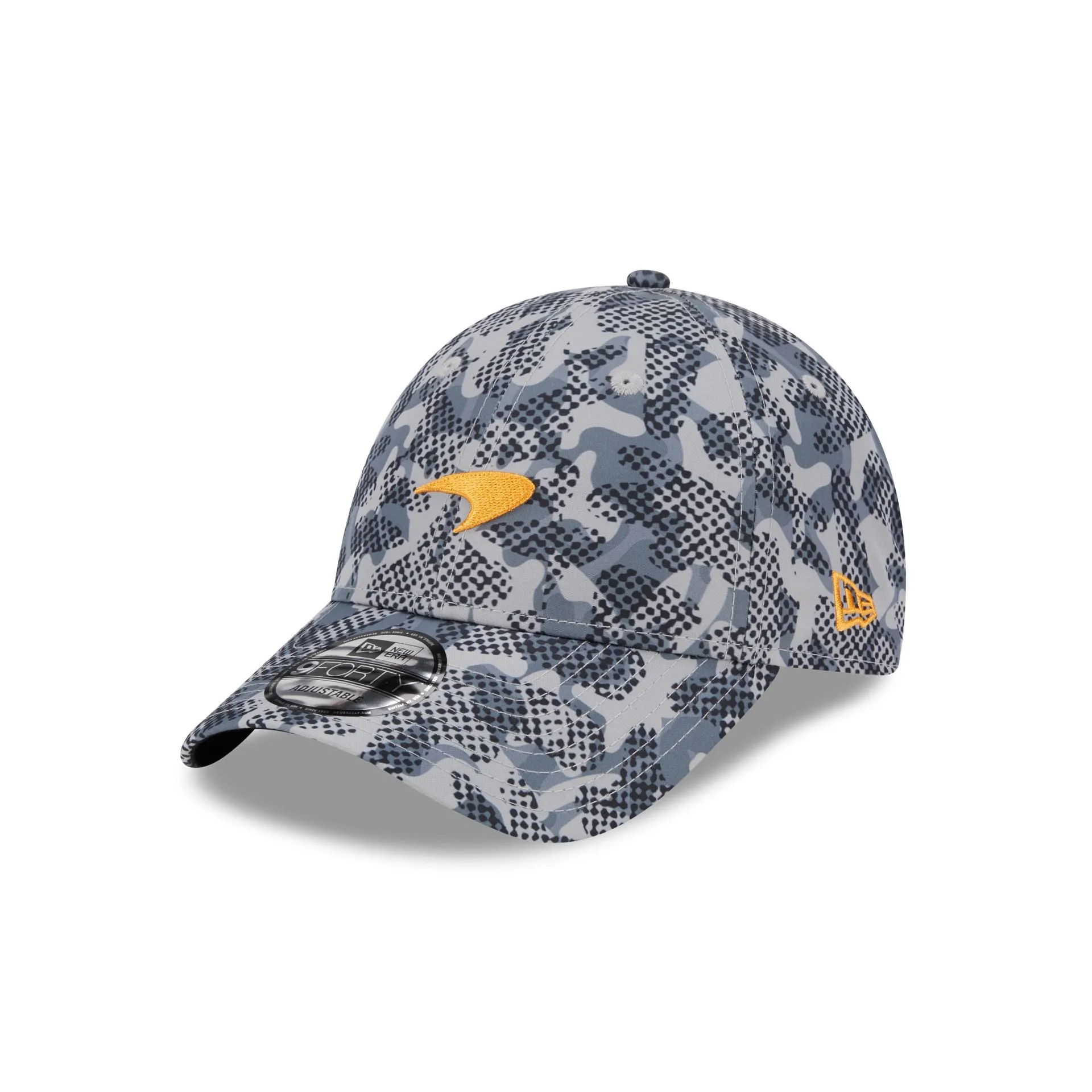 McLaren Formula 1 Team Gray Camo 9FORTY Snapback Hat sold by New Era