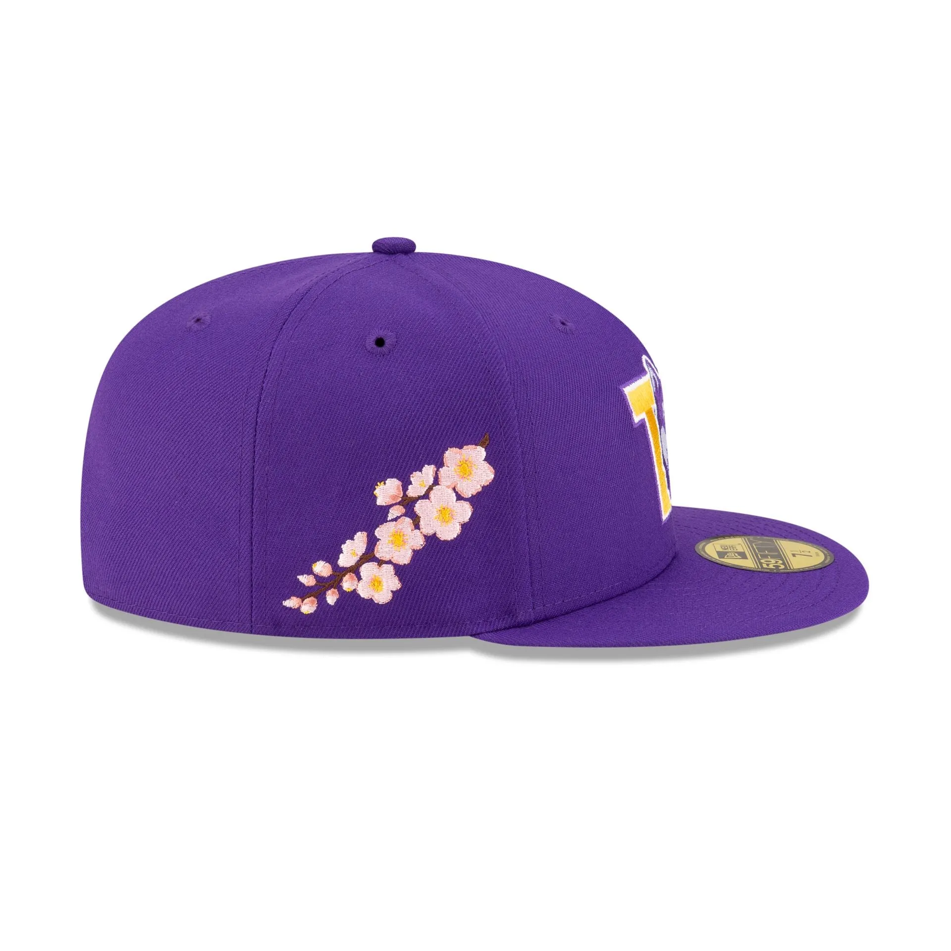 Washington Huskies Purple Blossom 59FIFTY Fitted Hat sold by New Era product image thumbnail 5