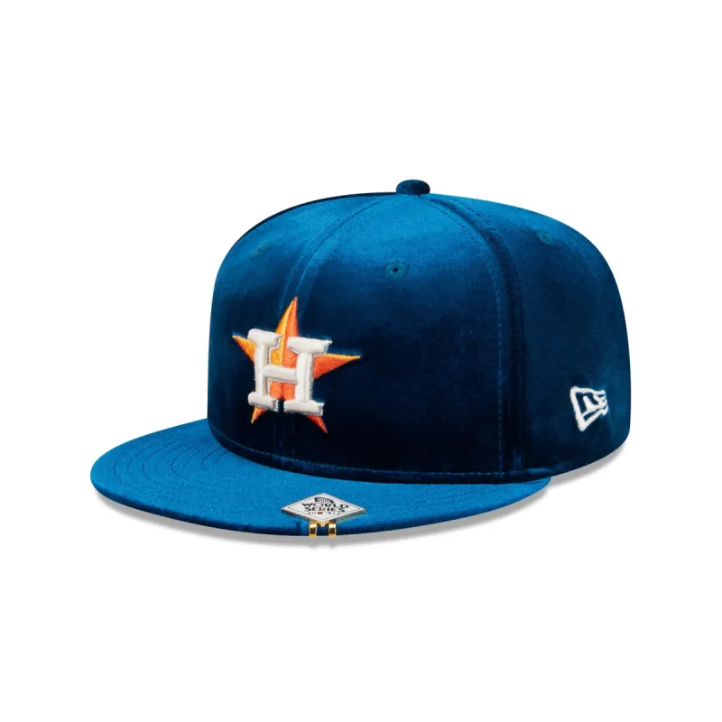 Houston Astros Velvet Visor Clip 59FIFTY Fitted Hat sold by New Era