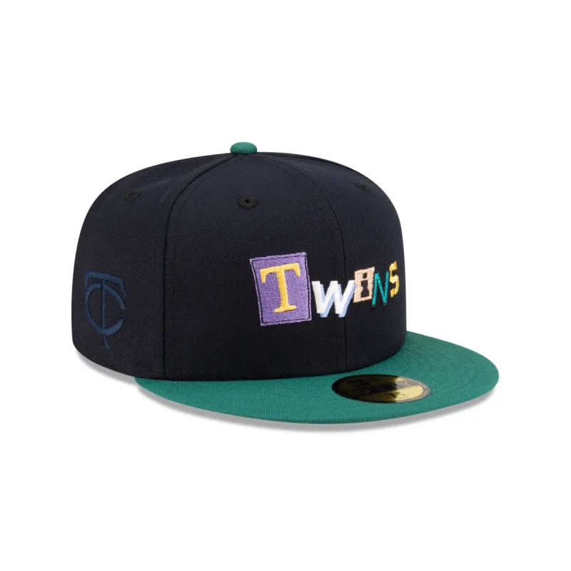 Just Caps Note Pack Minnesota Twins 59FIFTY Fitted Hat sold by New Era
