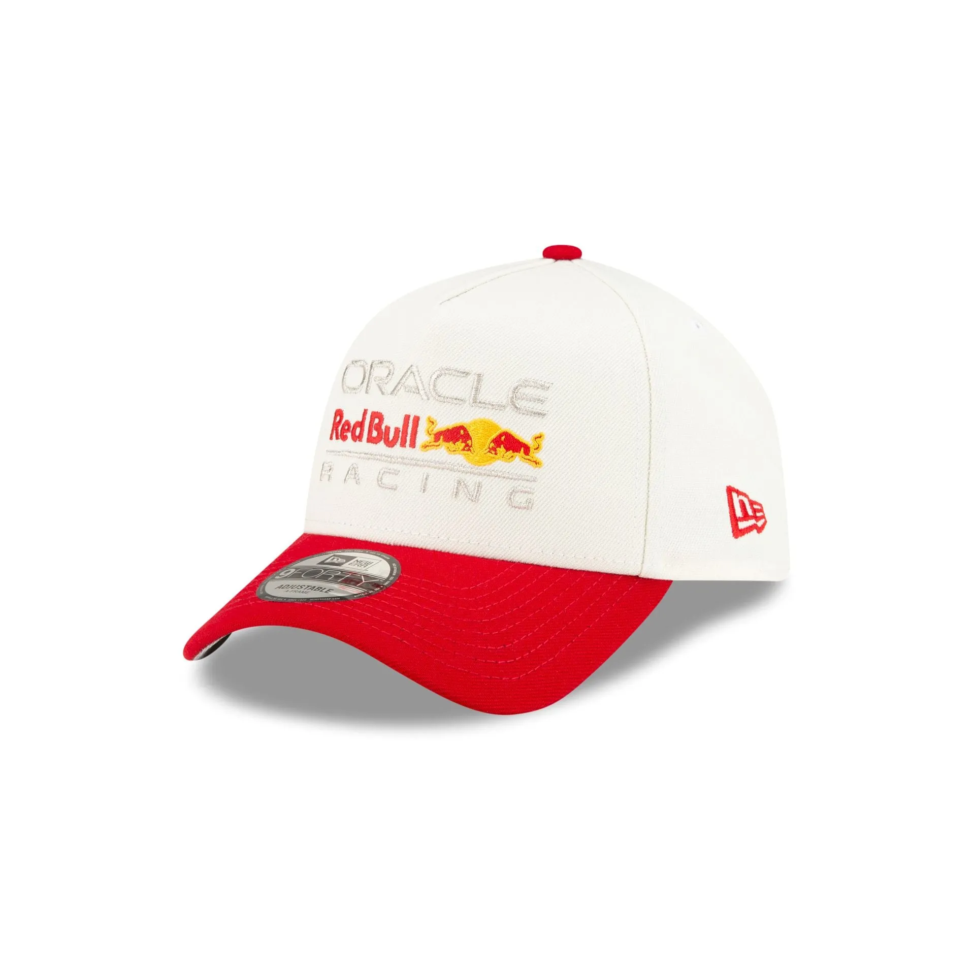 Oracle Red Bull Racing Essential White 9FORTY A-Frame Snapback Hat sold by New Era