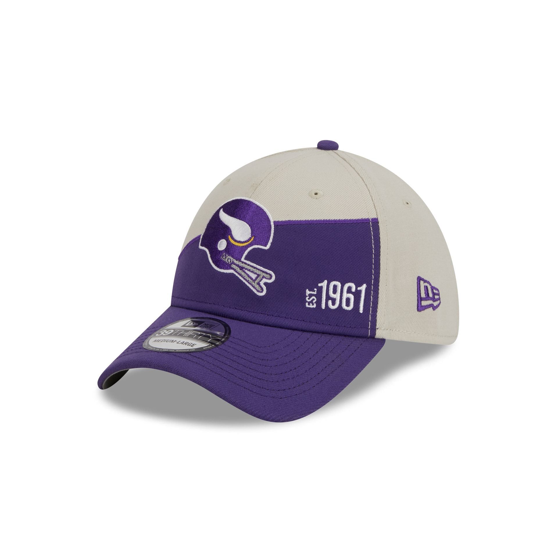 Minnesota Vikings 2023 Sideline Historic 39THIRTY Stretch Fit Hat sold by New Era