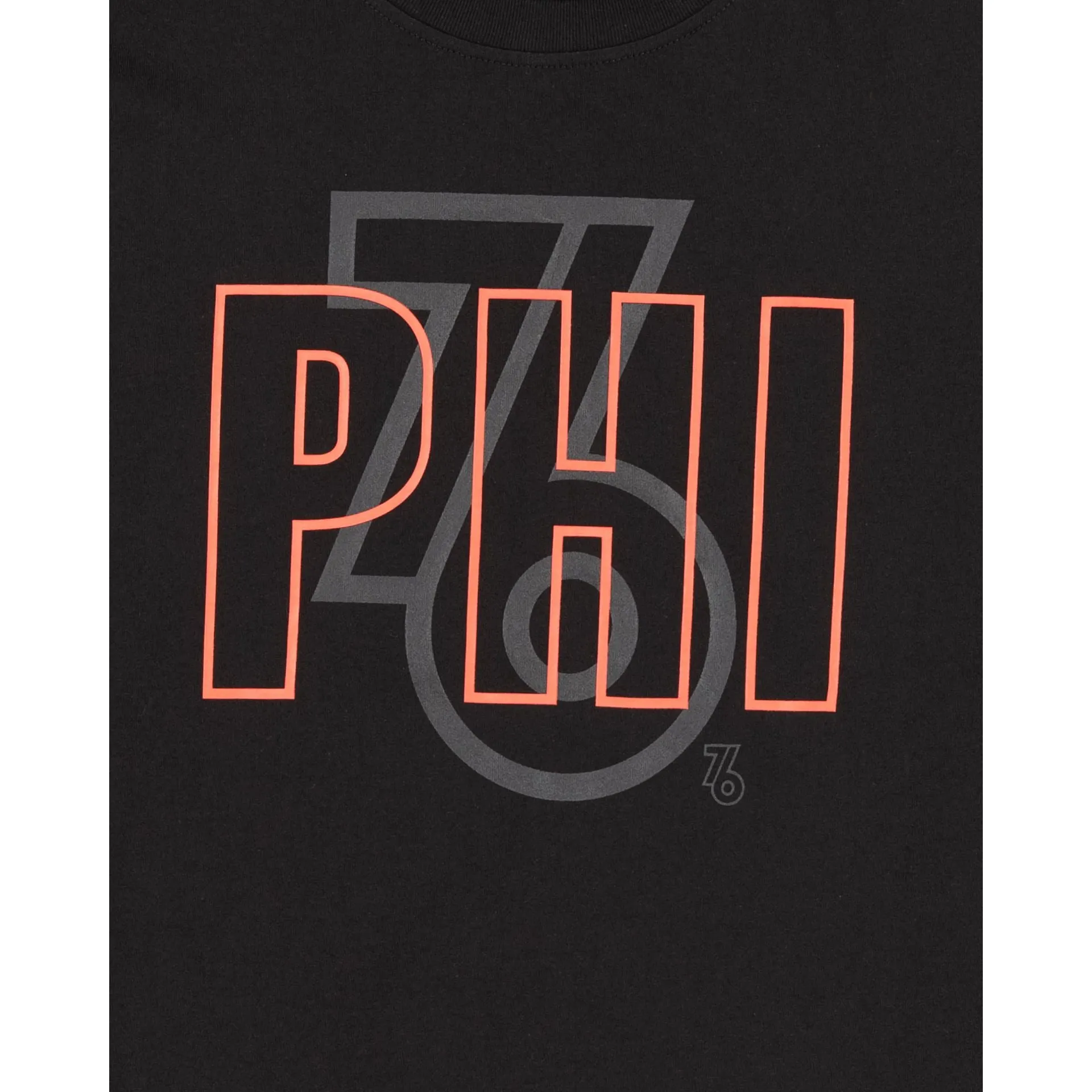 Philadelphia 76ers 2023 City Edition Black T-Shirt sold by New Era product image thumbnail 4