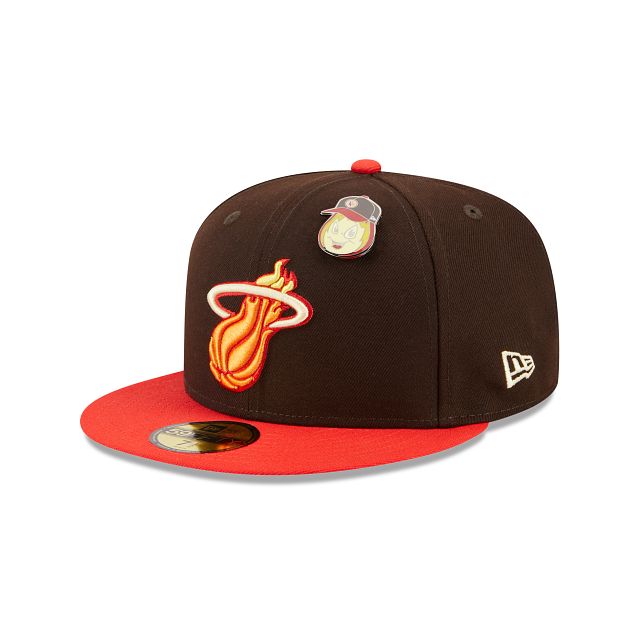 Miami Heat Fire Element 59FIFTY Fitted Hat sold by New Era
