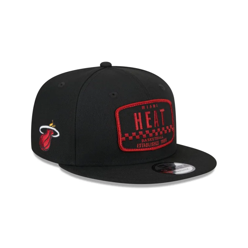 Miami Heat 2024 Rally Drive 9FIFTY Snapback Hat sold by New Era
