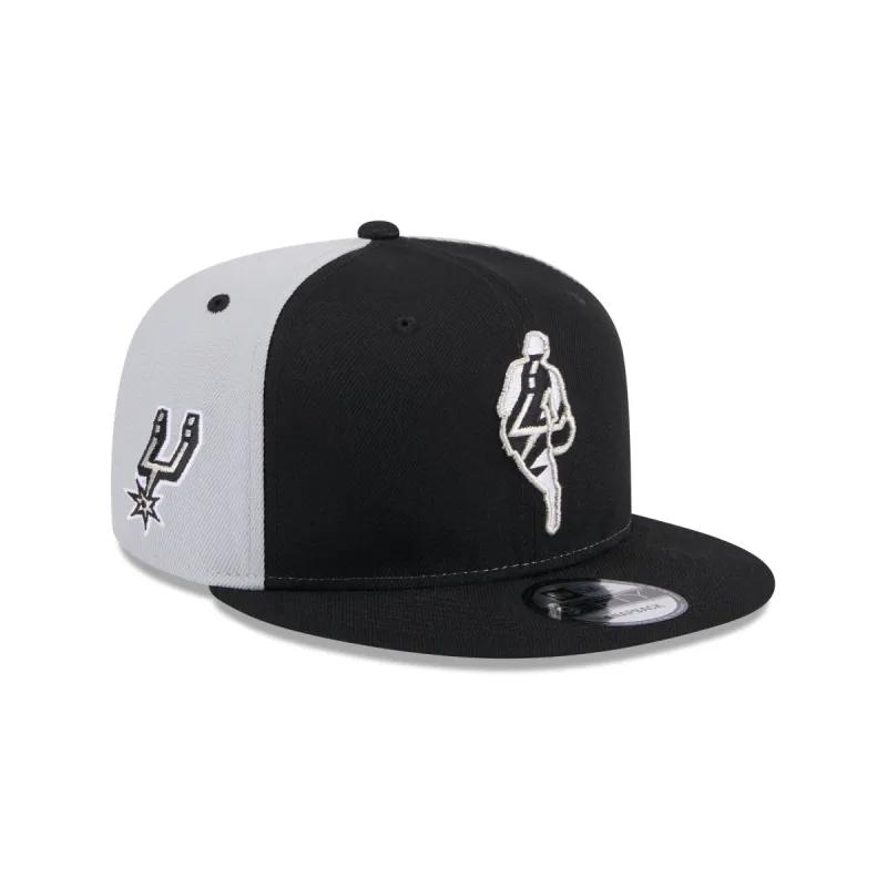 San Antonio Spurs Front Logoman 9FIFTY Snapback Hat sold by New Era