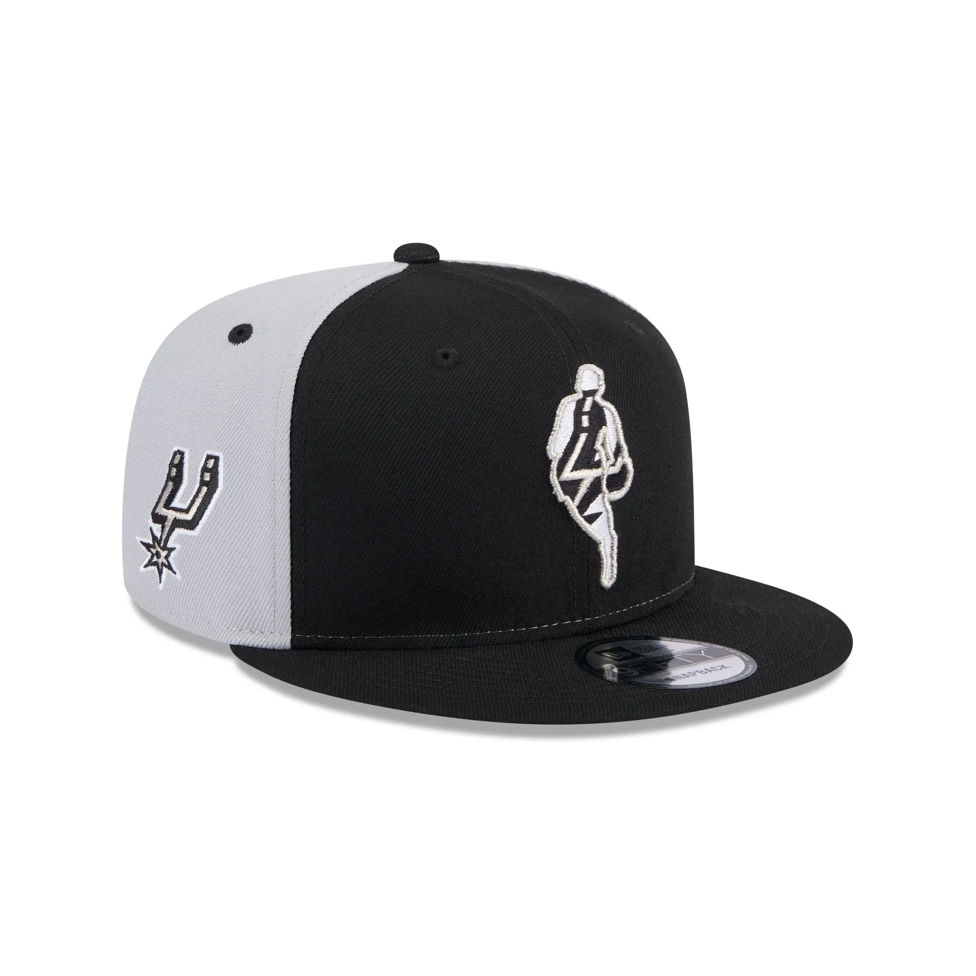 San Antonio Spurs Front Logoman 9FIFTY Snapback Hat sold by New Era