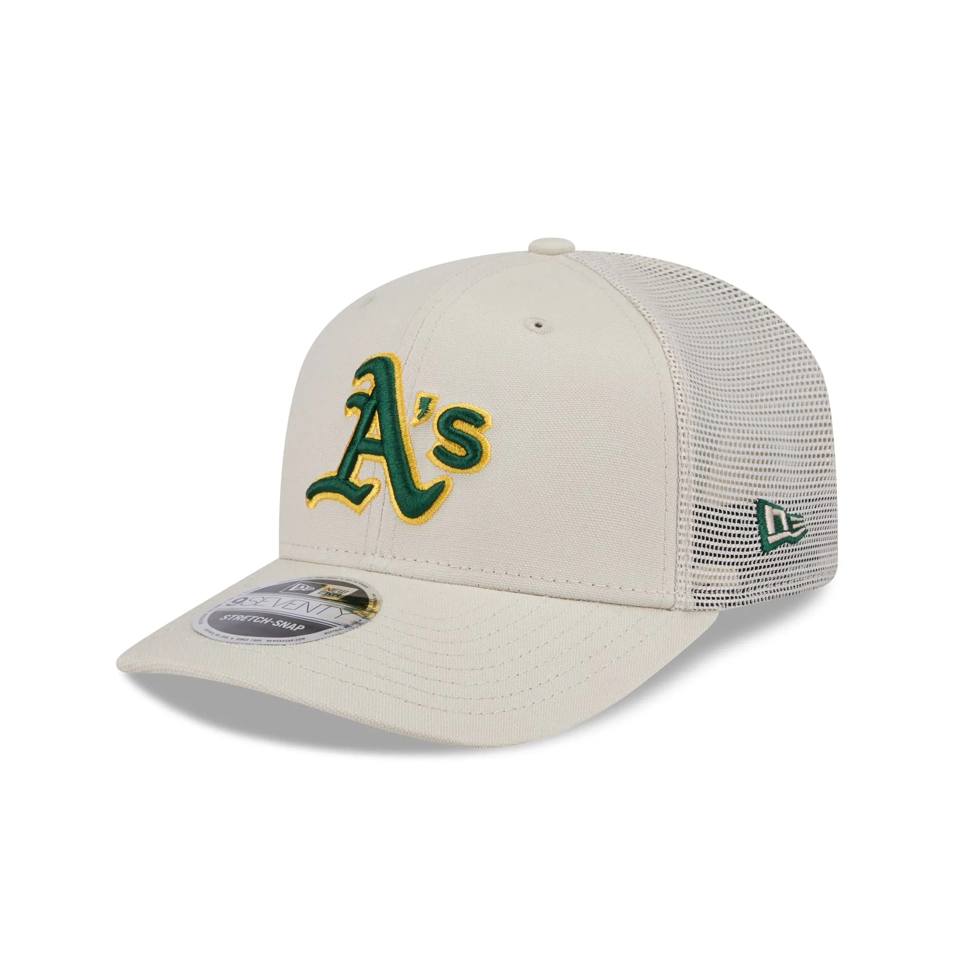 Oakland Athletics Canvas 9SEVENTY Trucker Hat sold by New Era