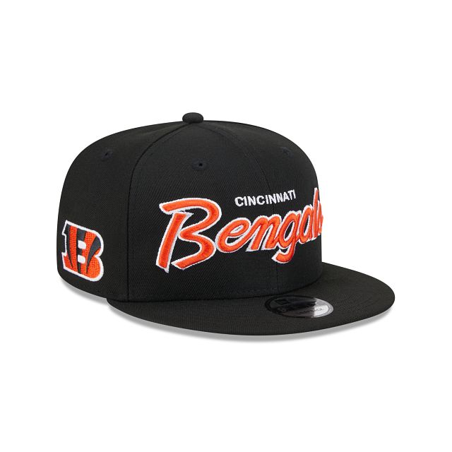 Cincinnati Bengals Script 9FIFTY Snapback Hat sold by New Era