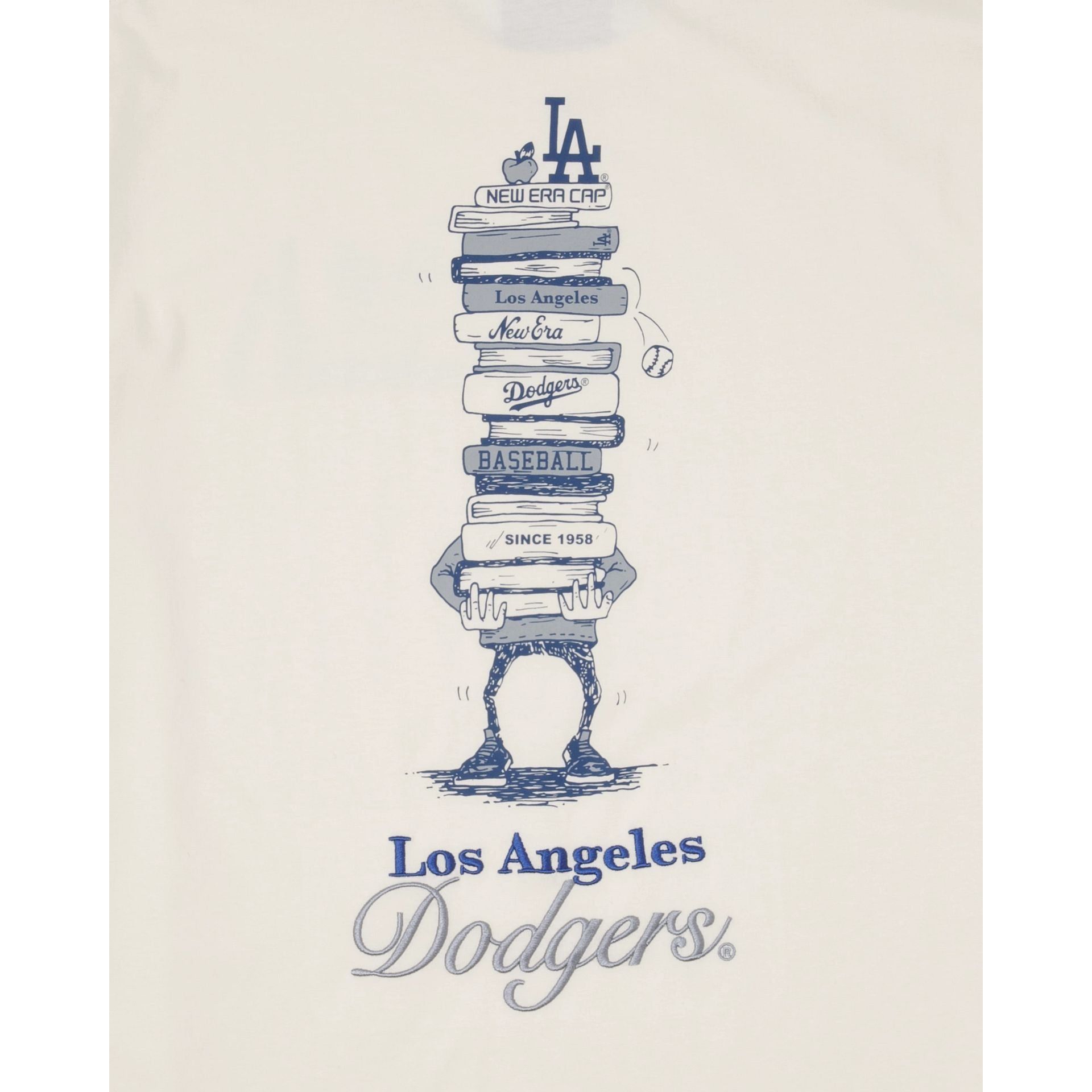 Los Angeles Dodgers Book Club White T-Shirt sold by New Era product image thumbnail 5