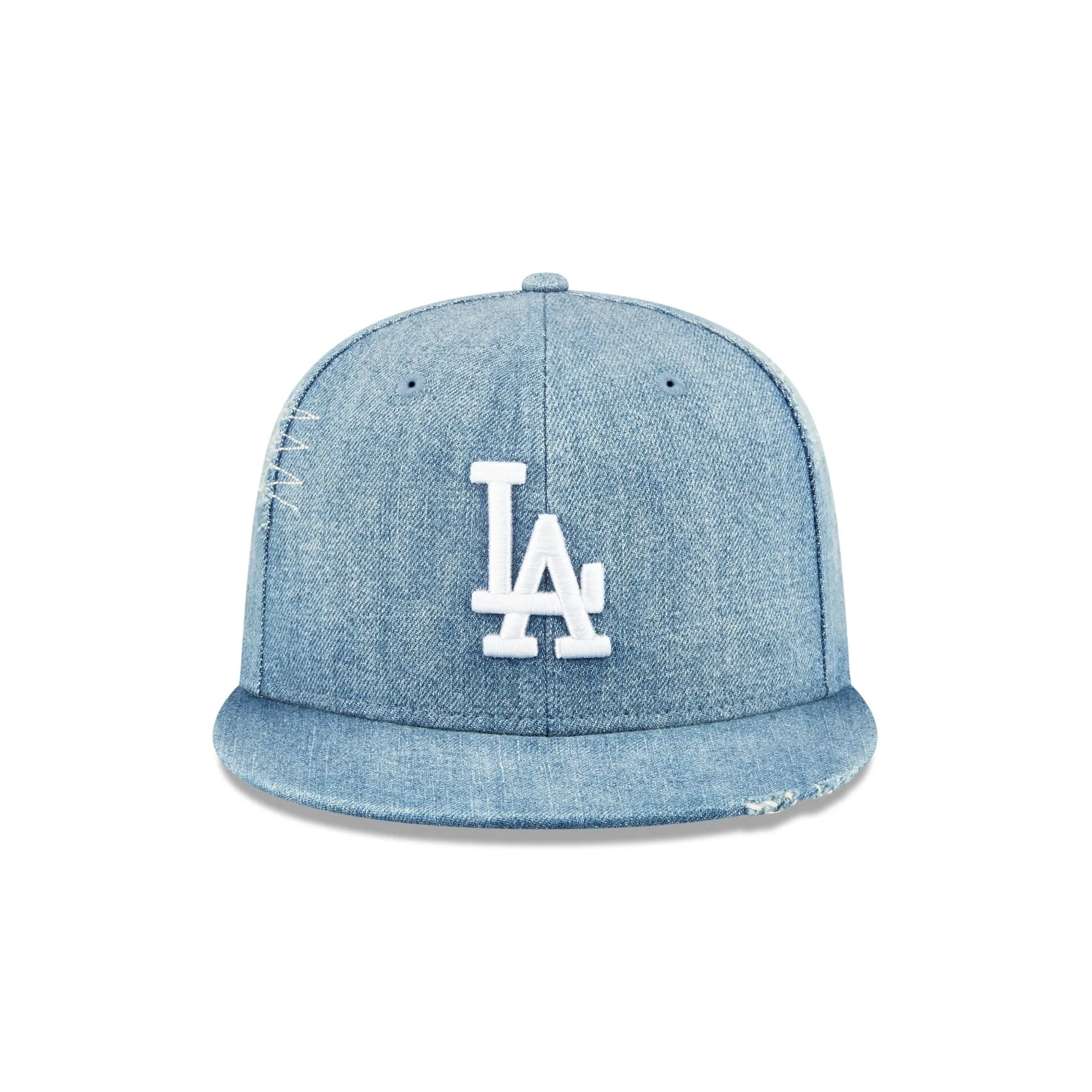 Los Angeles Dodgers Distressed Denim 59FIFTY Fitted Hat sold by New Era product image thumbnail 2
