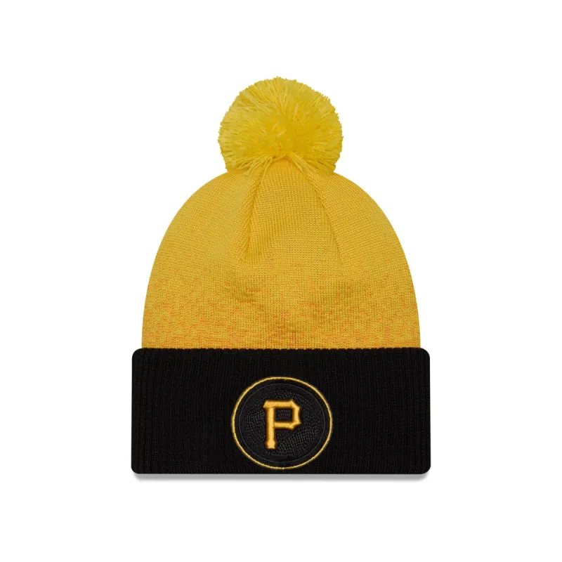 Pittsburgh Pirates City Connect Pom Knit Hat sold by New Era