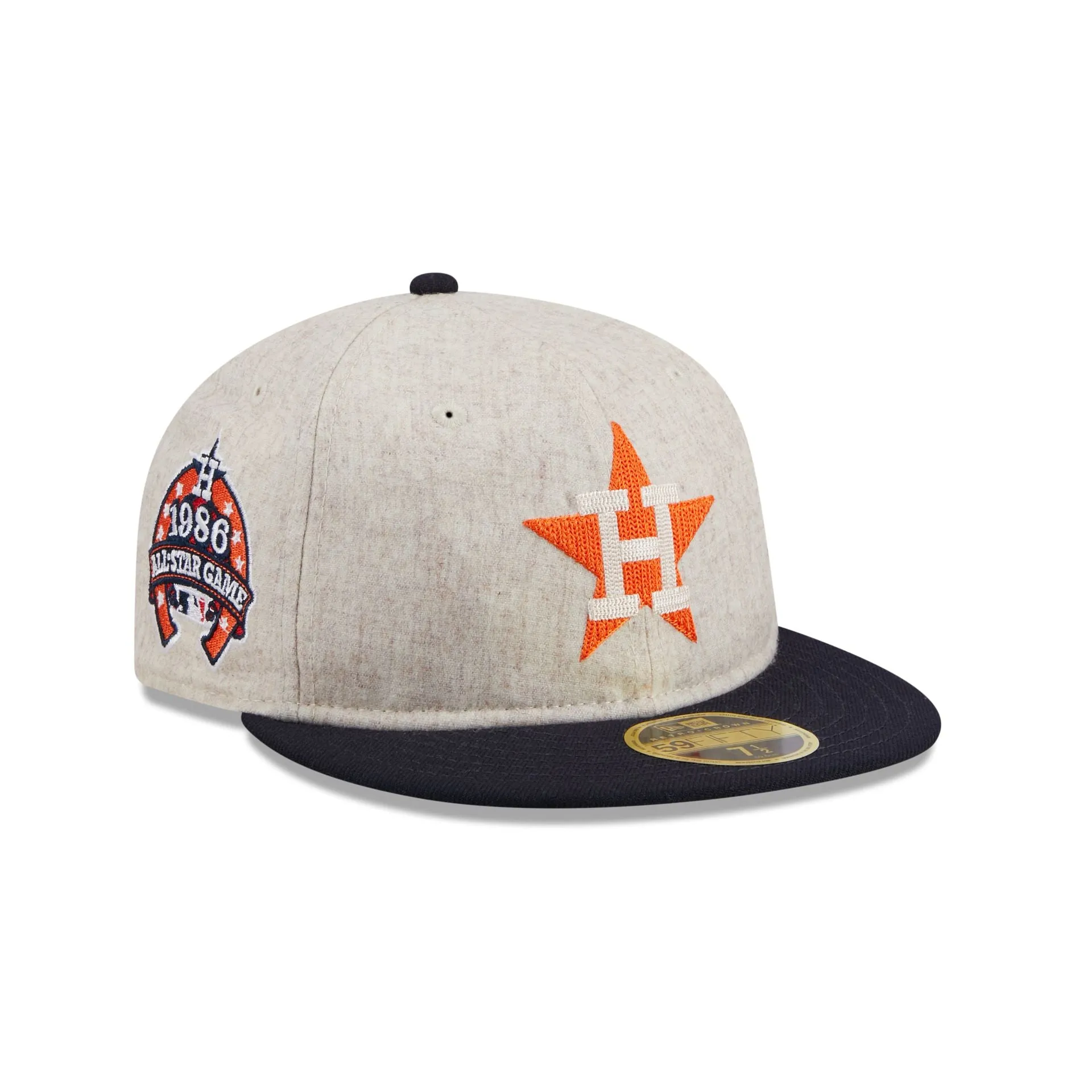 Houston Astros Melton Wool Retro Crown 59FIFTY Fitted Hat sold by New Era