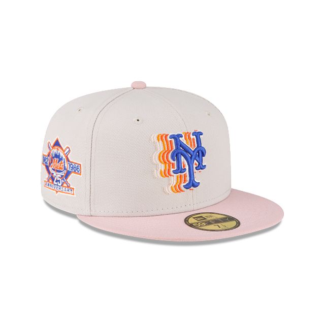 Just Caps Stone Pink New York Mets 59FIFTY Fitted Hat sold by New Era