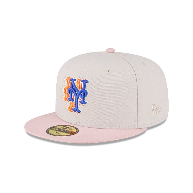 Just Caps Stone Pink New York Mets 59FIFTY Fitted Hat sold by New Era product image thumbnail 3