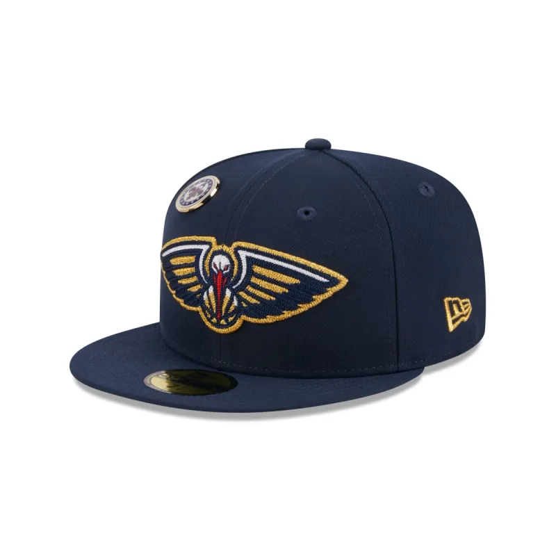 New Orleans Pelicans Sport Night 59FIFTY Fitted Hat sold by New Era