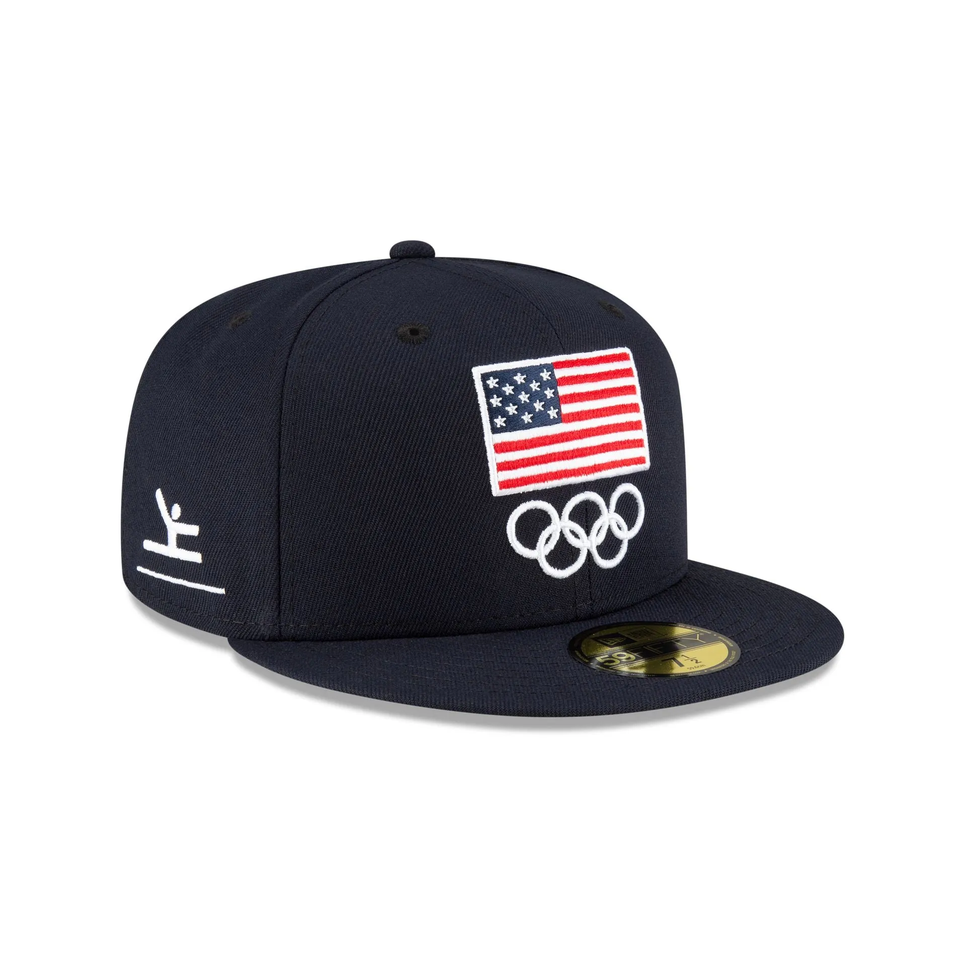 Team USA Gymnastics Navy 59FIFTY Fitted Hat sold by New Era