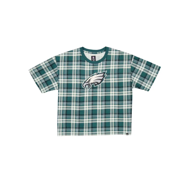 Philadelphia Eagles 3rd Down Plaid Women's T-Shirt sold by New Era