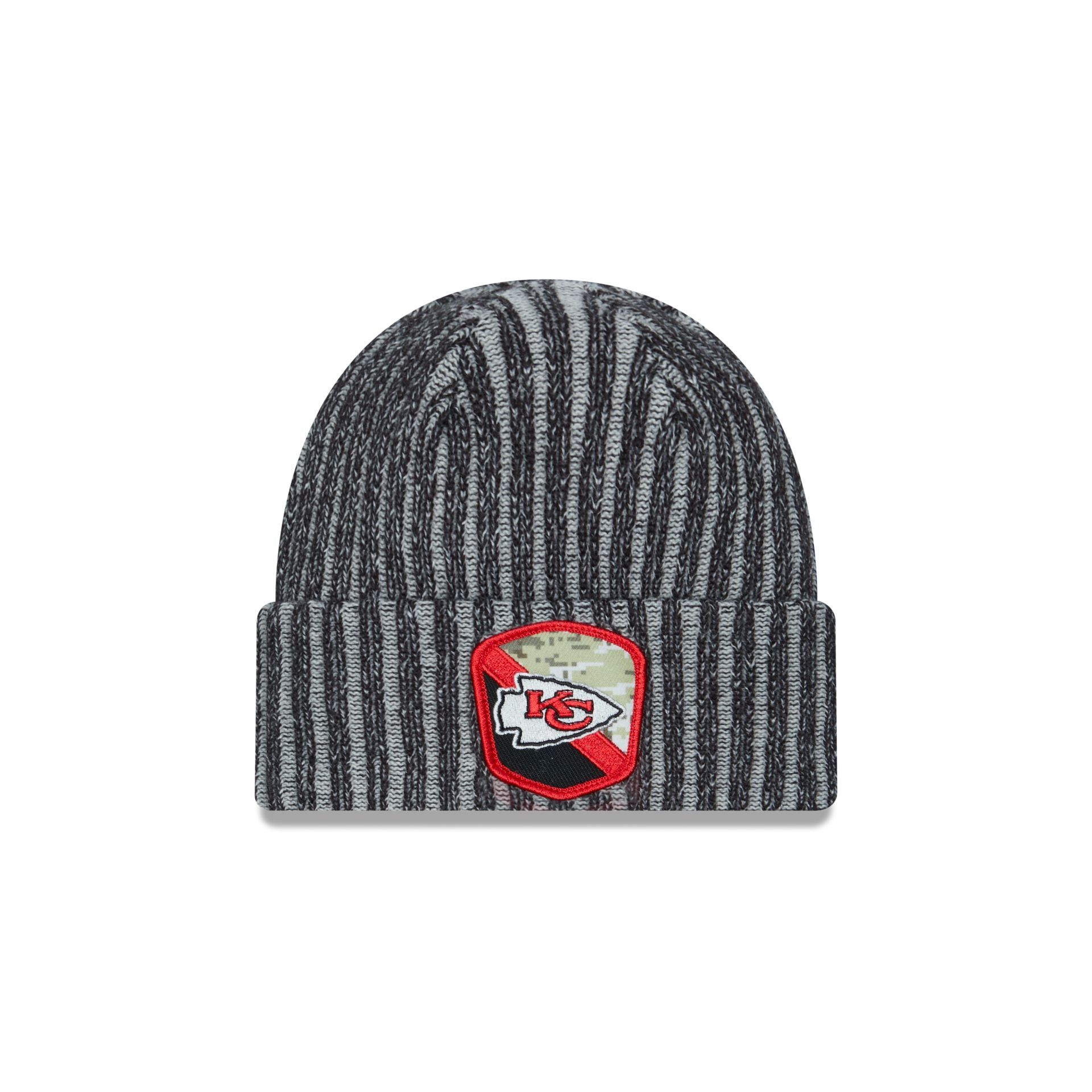 Kansas City Chiefs 2023 Salute to Service Knit Hat sold by New Era
