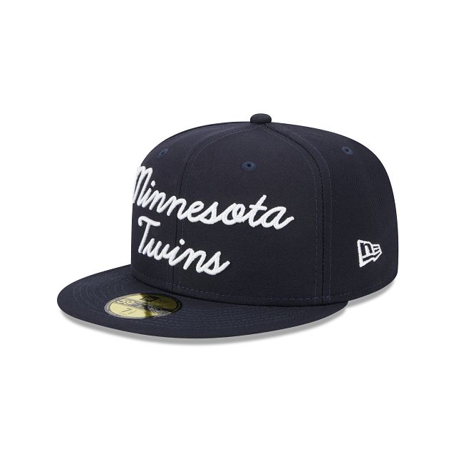 Minnesota Twins Fairway Script 59FIFTY Fitted Hat sold by New Era
