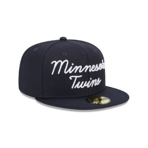 Minnesota Twins Fairway Script 59FIFTY Fitted Hat sold by New Era