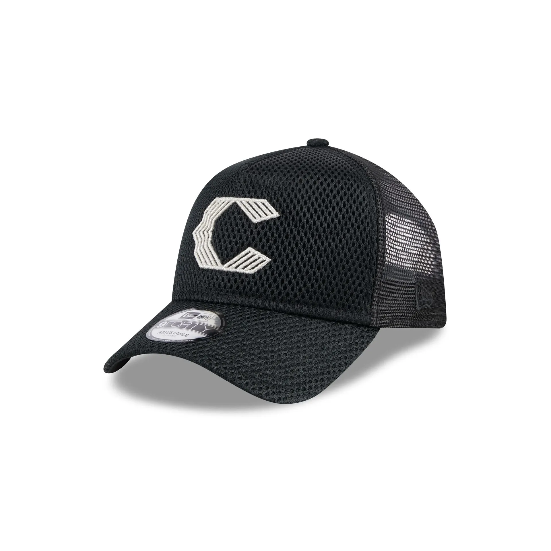 Cincinnati Reds City Mesh 9FORTY A-Frame Trucker Hat sold by New Era