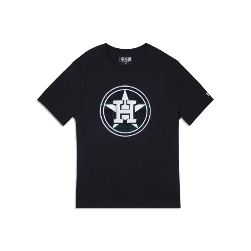 Houston Astros Plaid T-Shirt sold by New Era