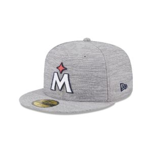 Minnesota Twins 2023 Clubhouse Gray 59FIFTY Fitted Hat sold by New Era