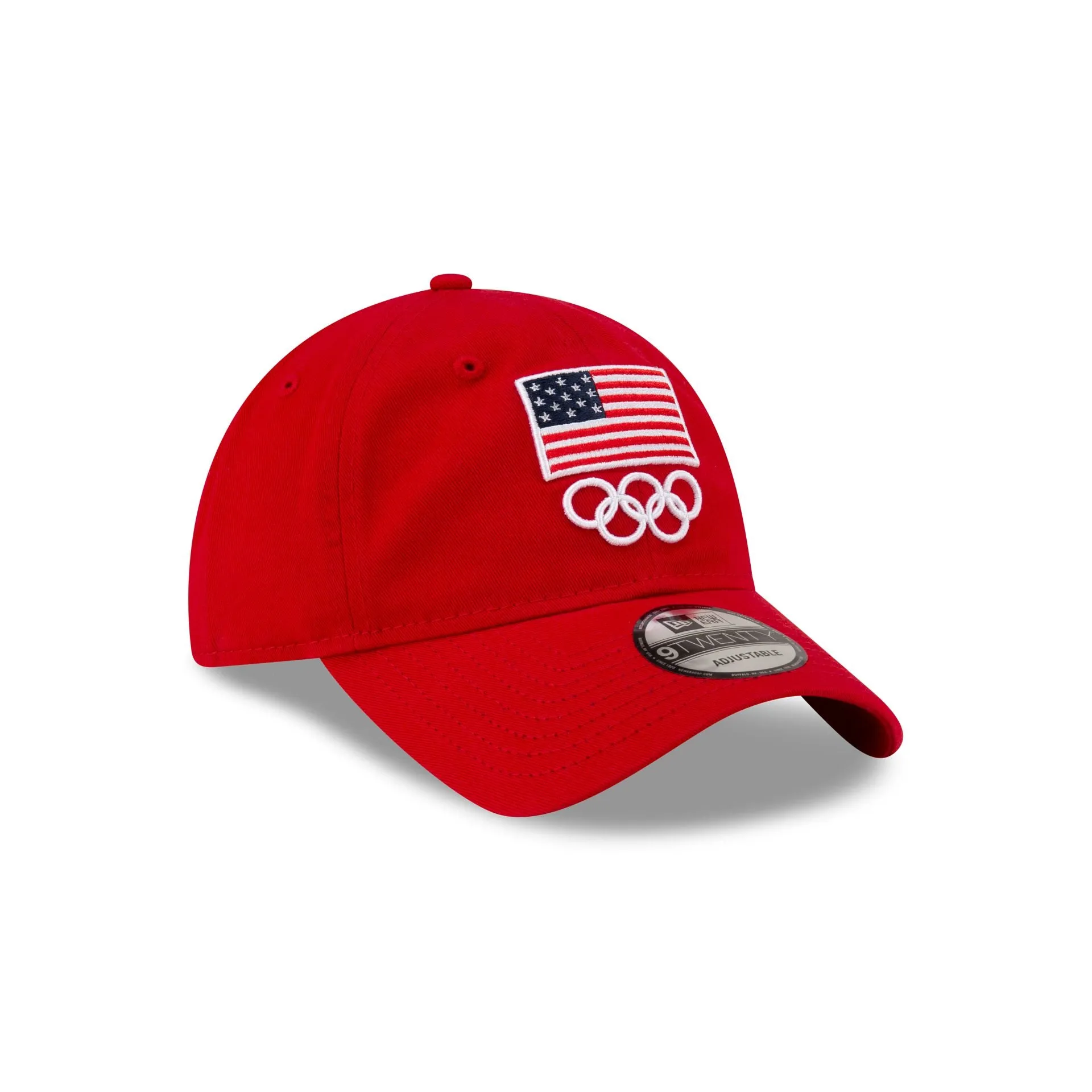 Team USA Olympics Red 9TWENTY Adjustable Hat sold by New Era product image thumbnail 3