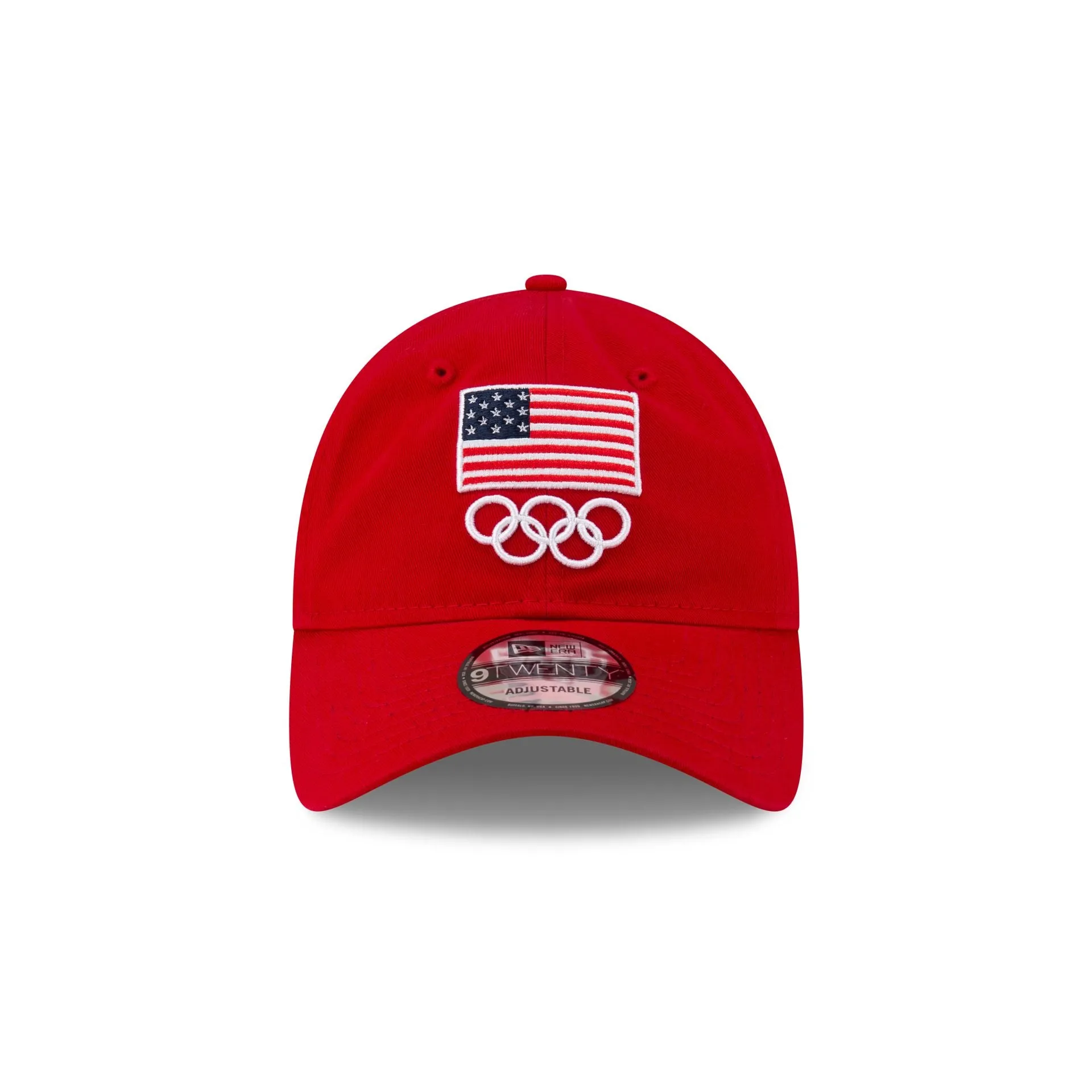 Team USA Olympics Red 9TWENTY Adjustable Hat sold by New Era product image thumbnail 2