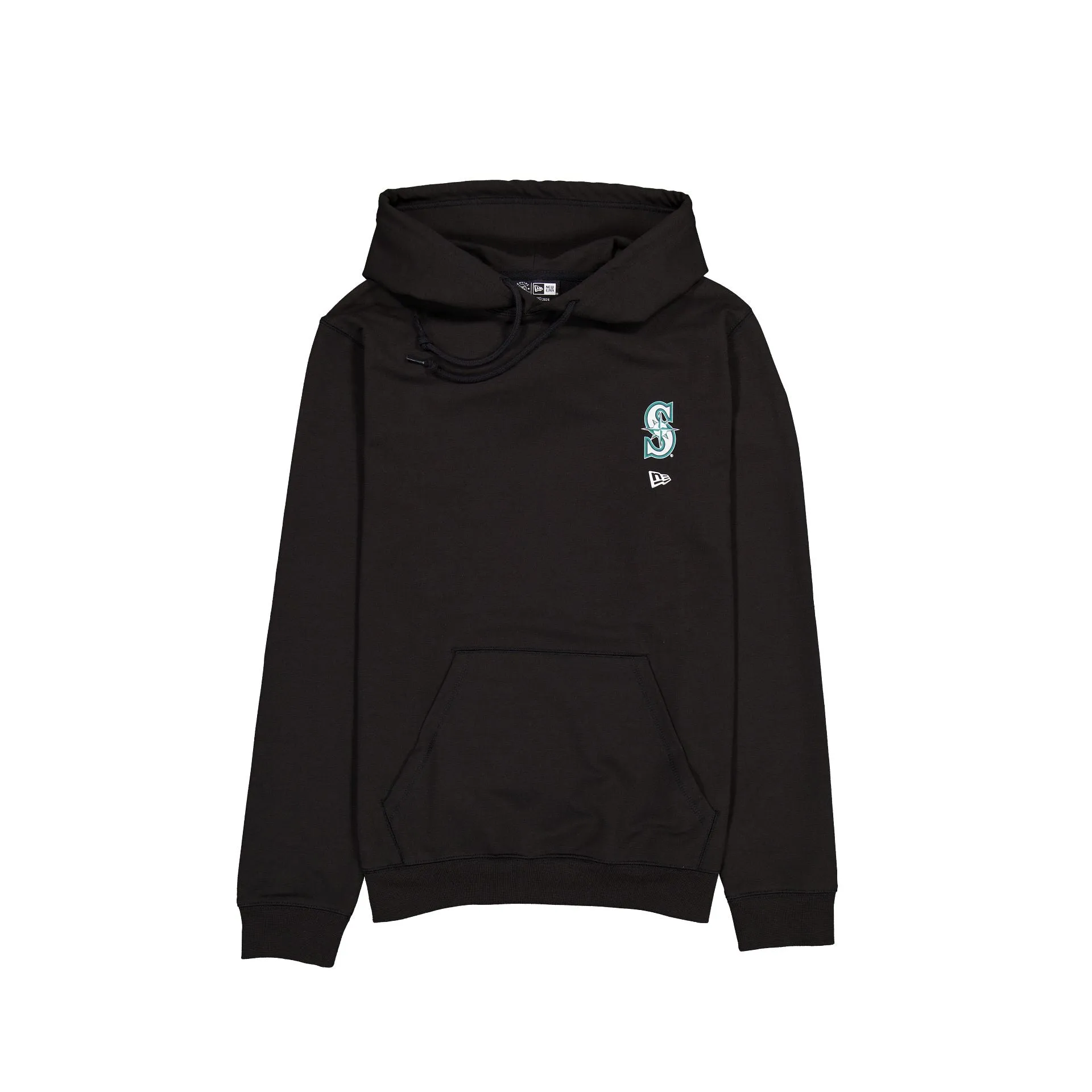 Seattle Mariners Logo Essentials Black Hoodie sold by New Era