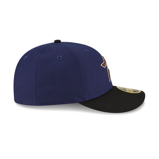 Houston Astros Navy Low Profile 59FIFTY Fitted Hat sold by New Era product image thumbnail 5