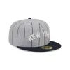 New York Yankees Heather Pinstripe 59FIFTY Fitted Hat sold by New Era
