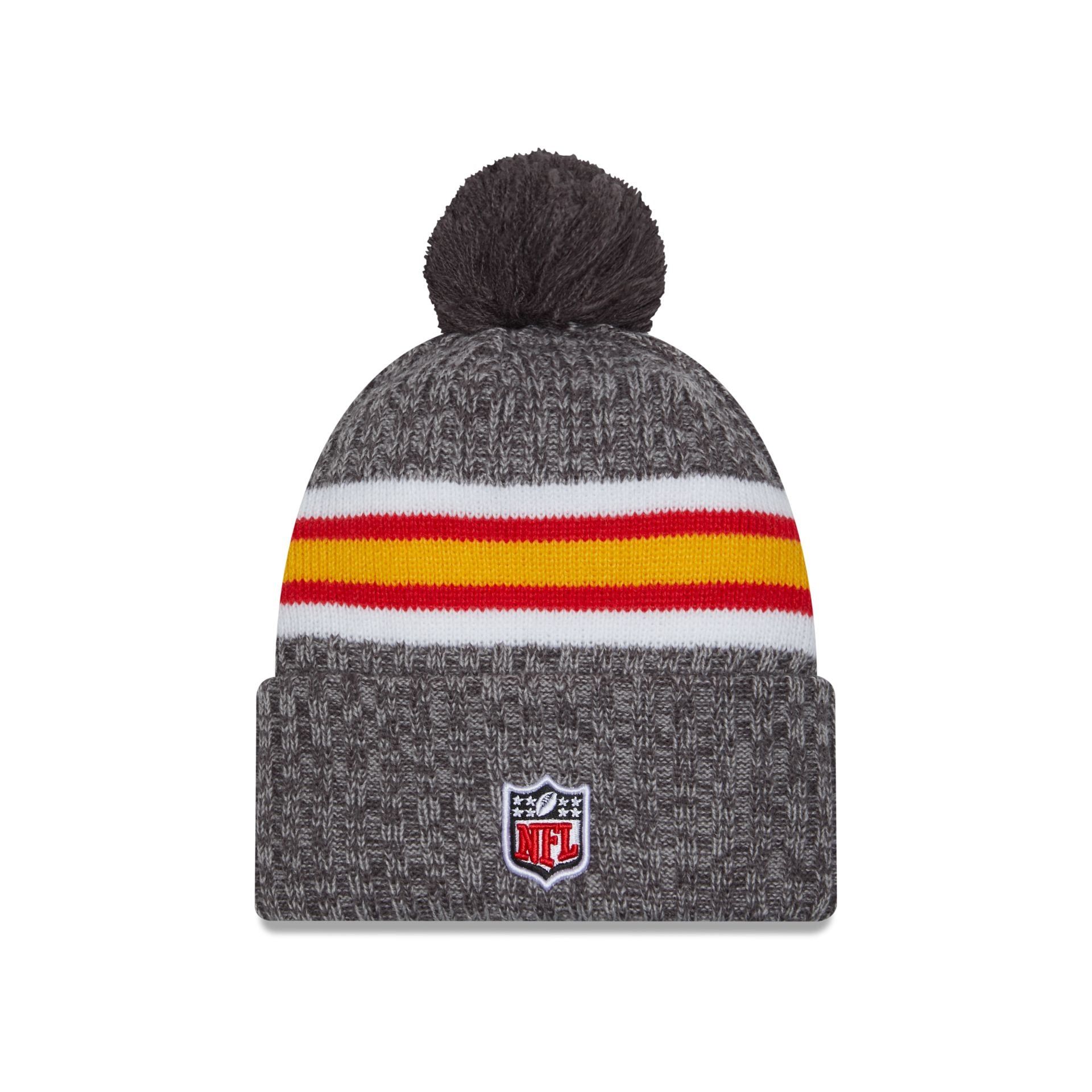 Kansas City Chiefs 2023 Cold Weather Gray Pom Knit sold by New Era product image thumbnail 2