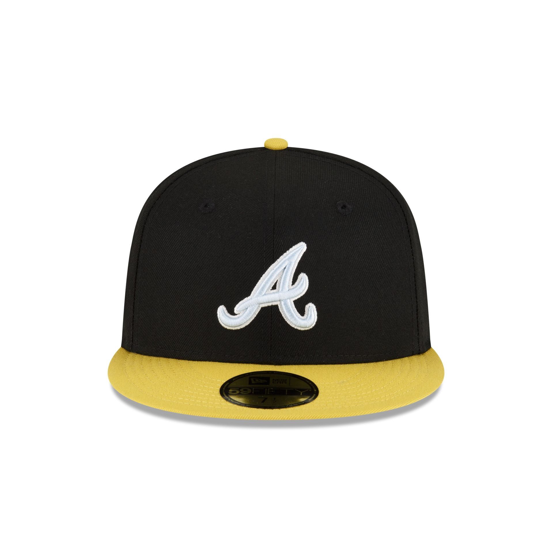 Atlanta Braves Chartreuse Visor 59FIFTY Fitted Hat sold by New Era product image thumbnail 2