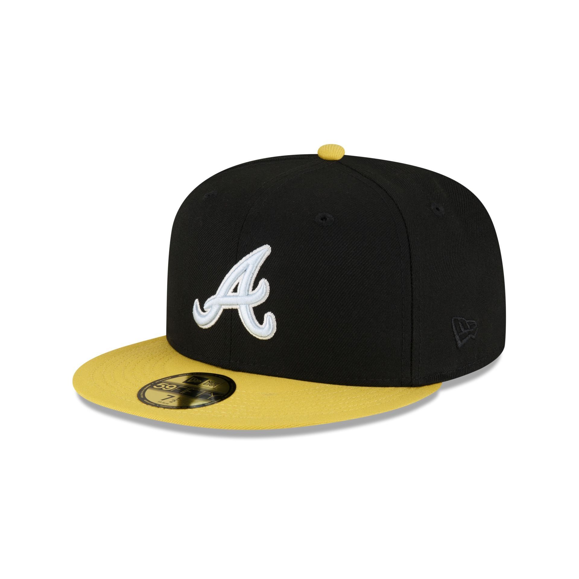 Atlanta Braves Chartreuse Visor 59FIFTY Fitted Hat sold by New Era product image thumbnail 3