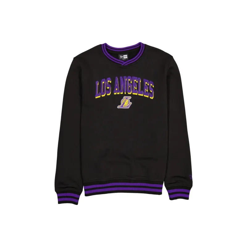 Los Angeles Lakers Sport Night Black Crewneck sold by New Era