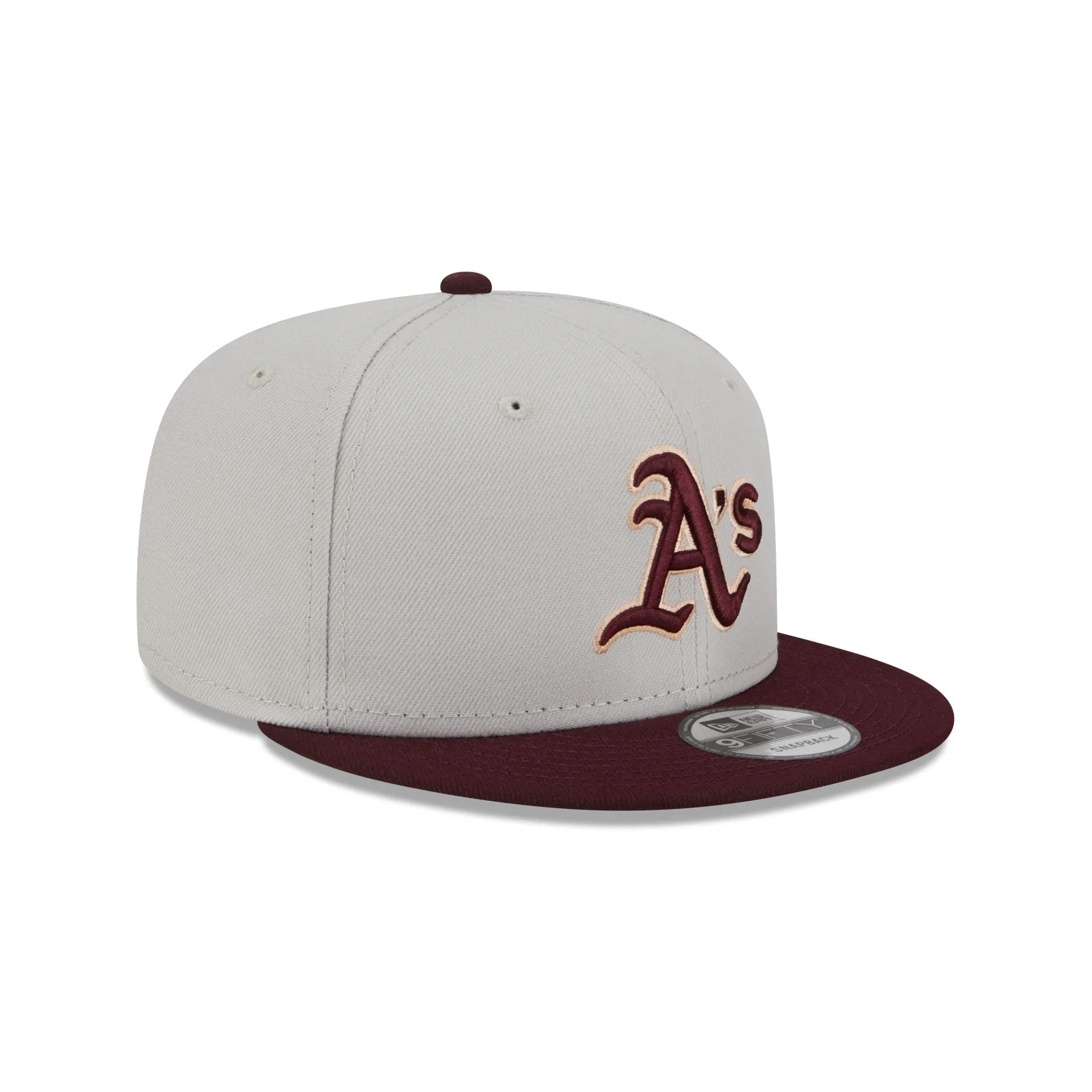 Oakland Athletics Mauve Visor 9FIFTY Snapback Hat sold by New Era product image thumbnail 3