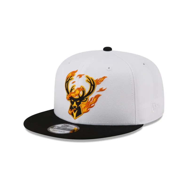 Milwaukee Bucks Sizzling Streak 9FIFTY Snapback Hat sold by New Era